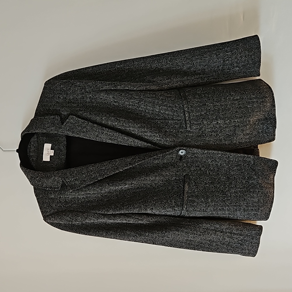 Loft Herringbone Blazer, Women's 2 (XS)